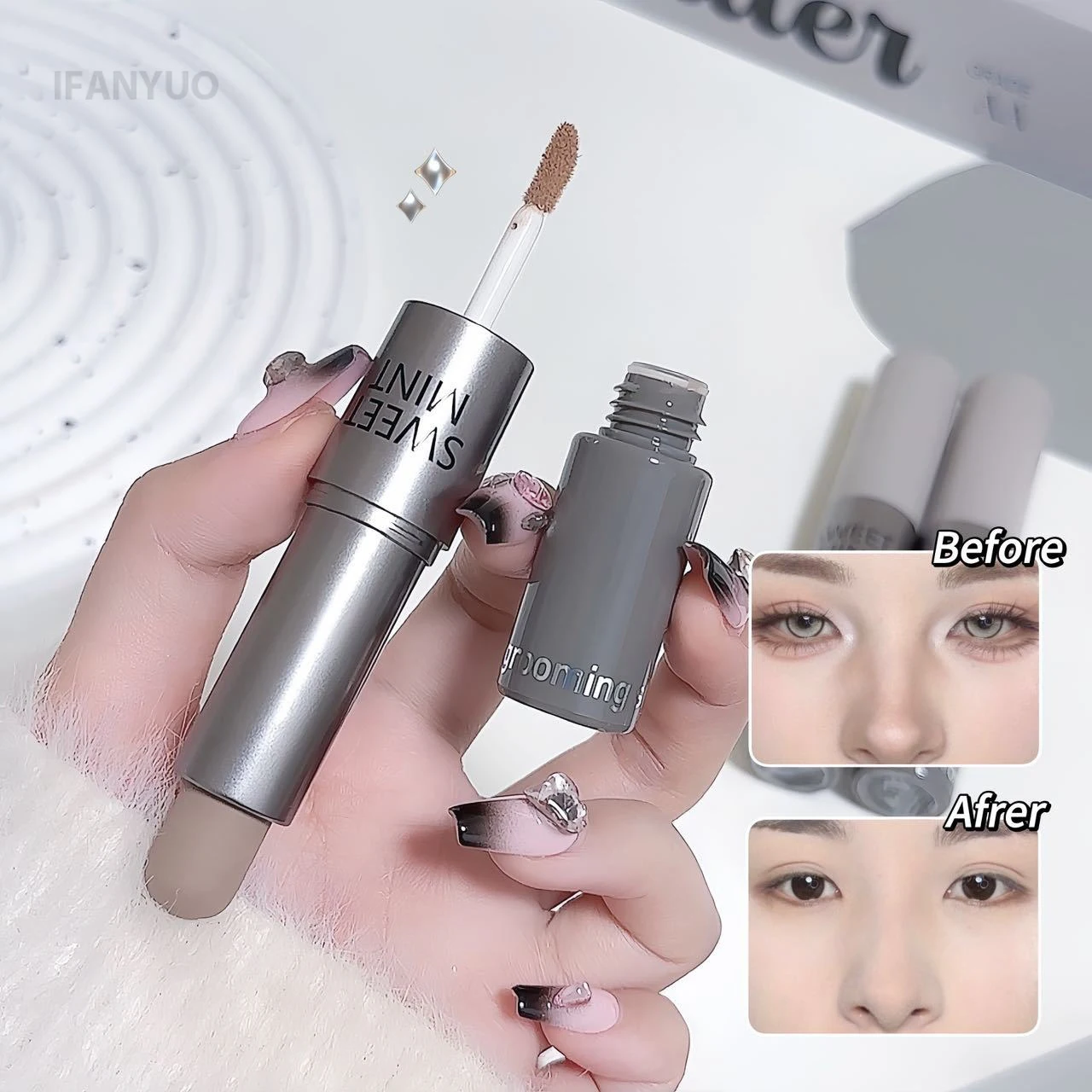 Feuchtigkeitsspendender, mattierter Concealer, Konturstift – Bild 4