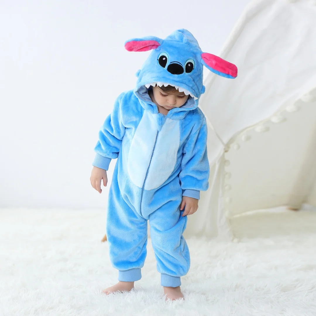 Baby Kigurumi Stich Cartoon Strampler Infant Kinder Tier