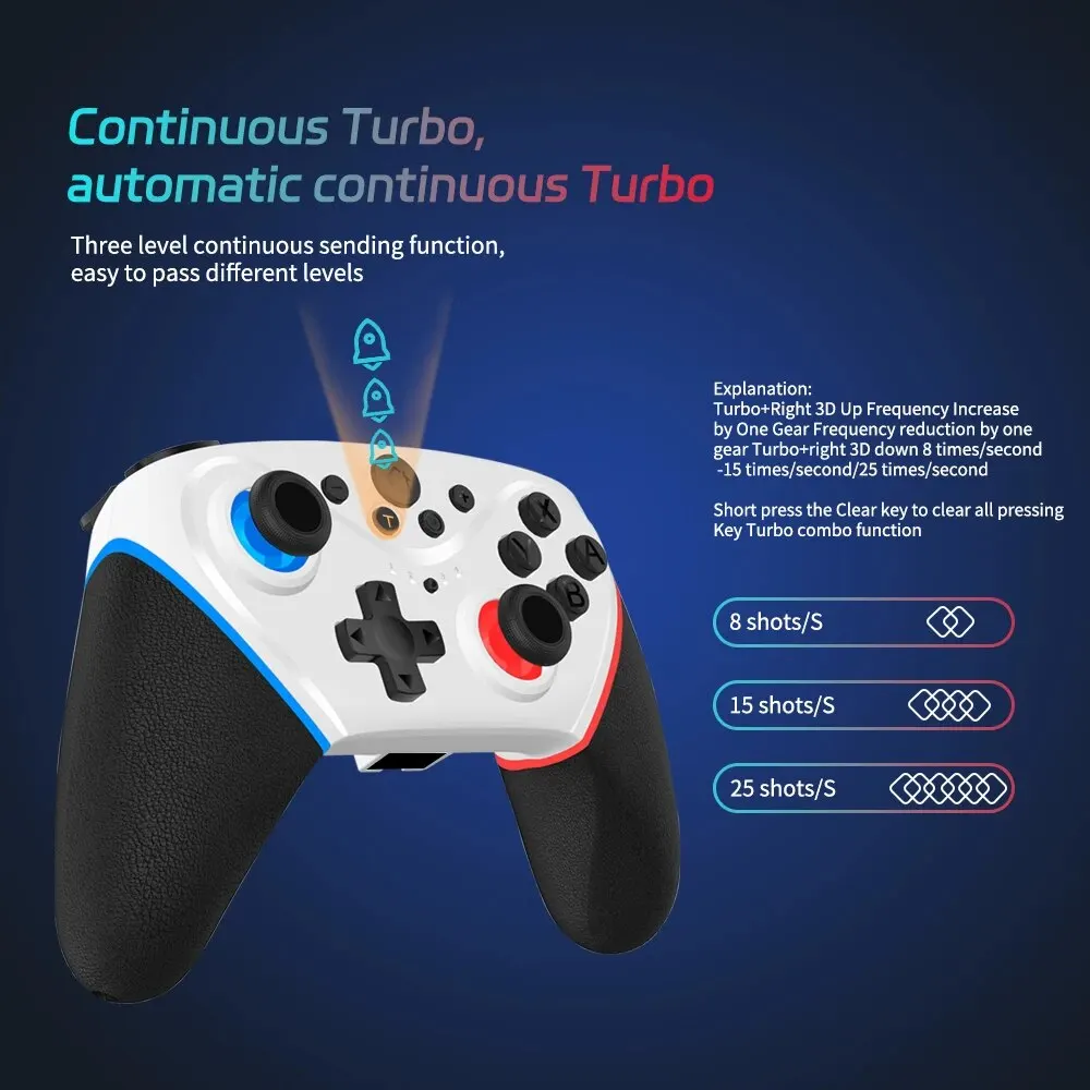 Wireless Switch Controller kompatibel mit Switch/Lite/Oled – Bild 6