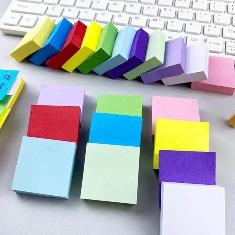 11-teiliges Set fluoreszierender Haftnotizen, Post-its – Bild 4