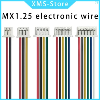 JST MX1.25 MX 1,25mm Draht Kabel Stecker 2/3/4/5/6/7/8/9/10/12 Pin 1,25 MM Pitch Stecker (10 Stück)