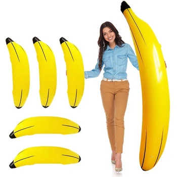 Aufblasbare Banane 60cm/180cm Gefälschte Banane Obst Requisiten Aufblasbare Spielzeug Bachelorette Party