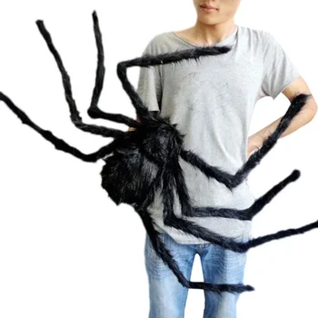 Halloween Große Plüschspinne Halloween Dekoration Party Requisiten Outdoor Große Spinne Dekoration Kammer