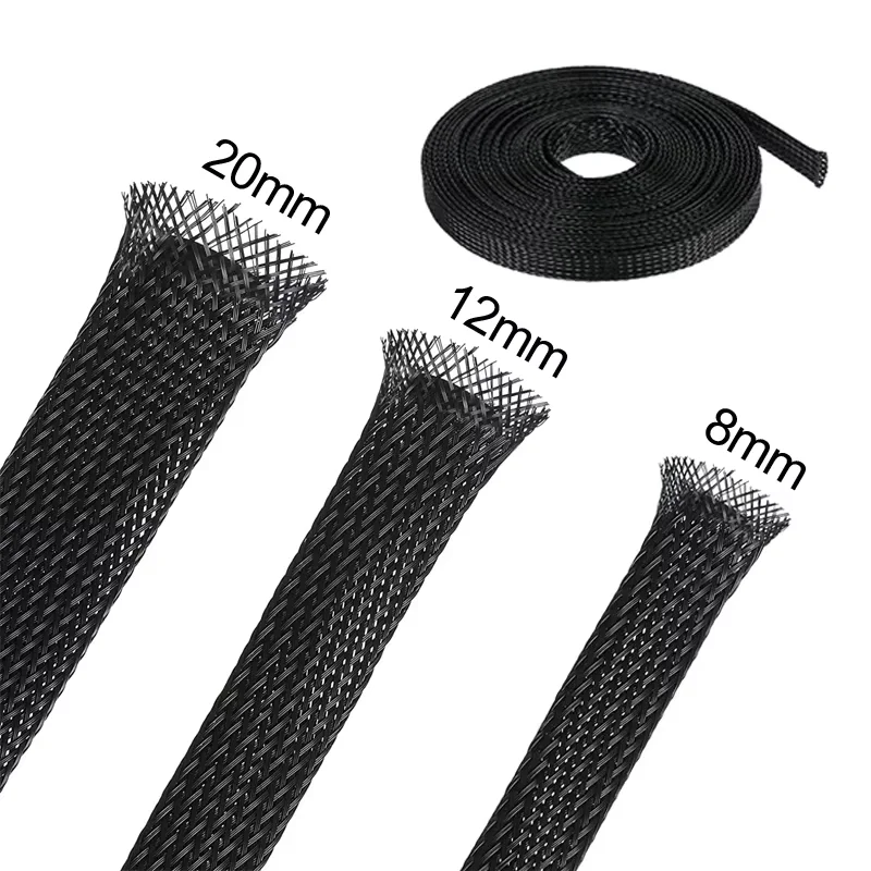 3m/9,85 ft Haustier erweiterbare geflochtene Ärmel flexible