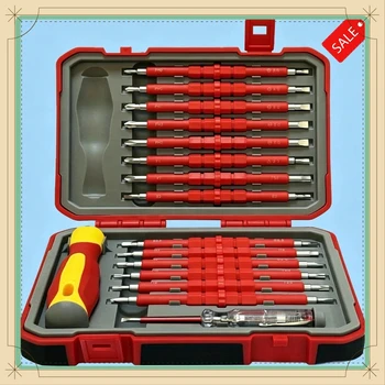 29-in-1 Präzisions-Schraubendreher-Set mit Kreuz- und Vierkantkopf, Multifunktionale Handwerkzeuge für die