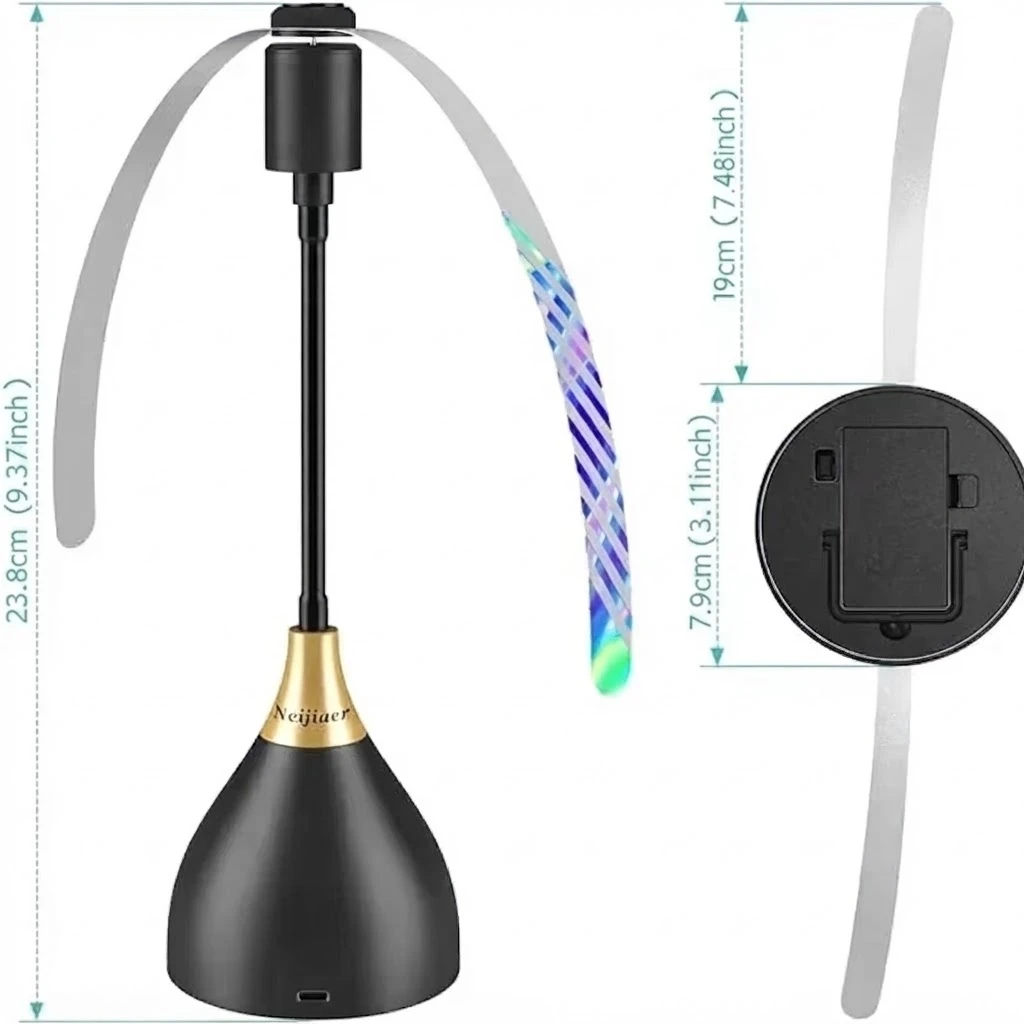 2/3 Stück Fliegenventilatoren für Tische, effektiver – Bild 6
