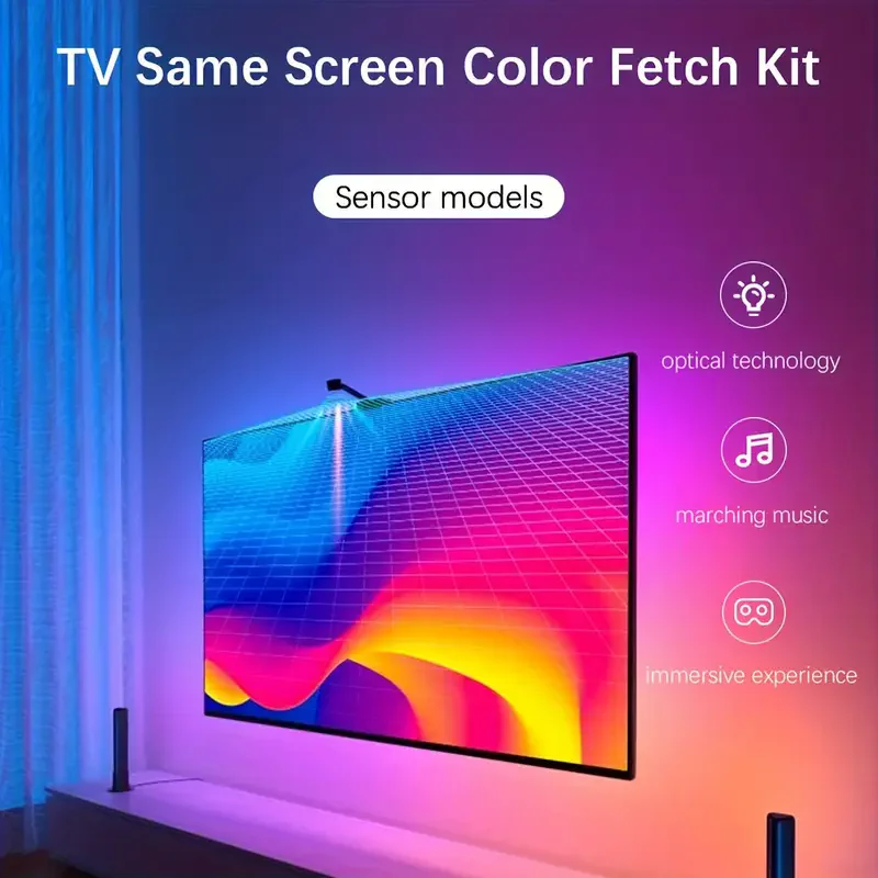 Smart-TV-LED-Hintergrundbeleuchtung mit Kamera für – Bild 2