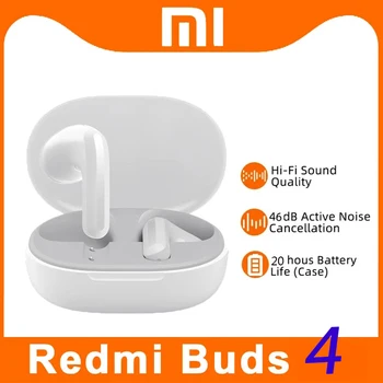 Xiaomi Redmi Buds 4 Lite Kopfhörer TWS Bluetooth 5.3 Kopfhörer IP54-Knospen 20 Stunden Spielzeit kabelloser