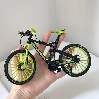 1:10 Mini Legierung Fahrrad Diecast Modell Finger Berg Miniatur Metall Bike Racing Spielzeug Simulation