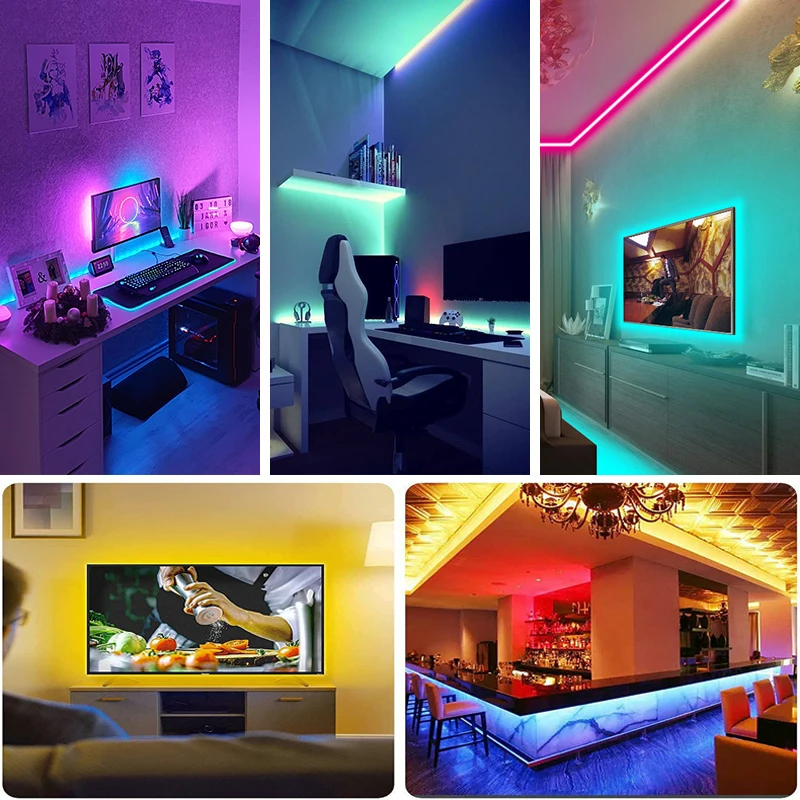 LED-Streifenlichter mit 44-Tasten-Fernbedienung, 1 m, 5 m, 10 – Bild 6
