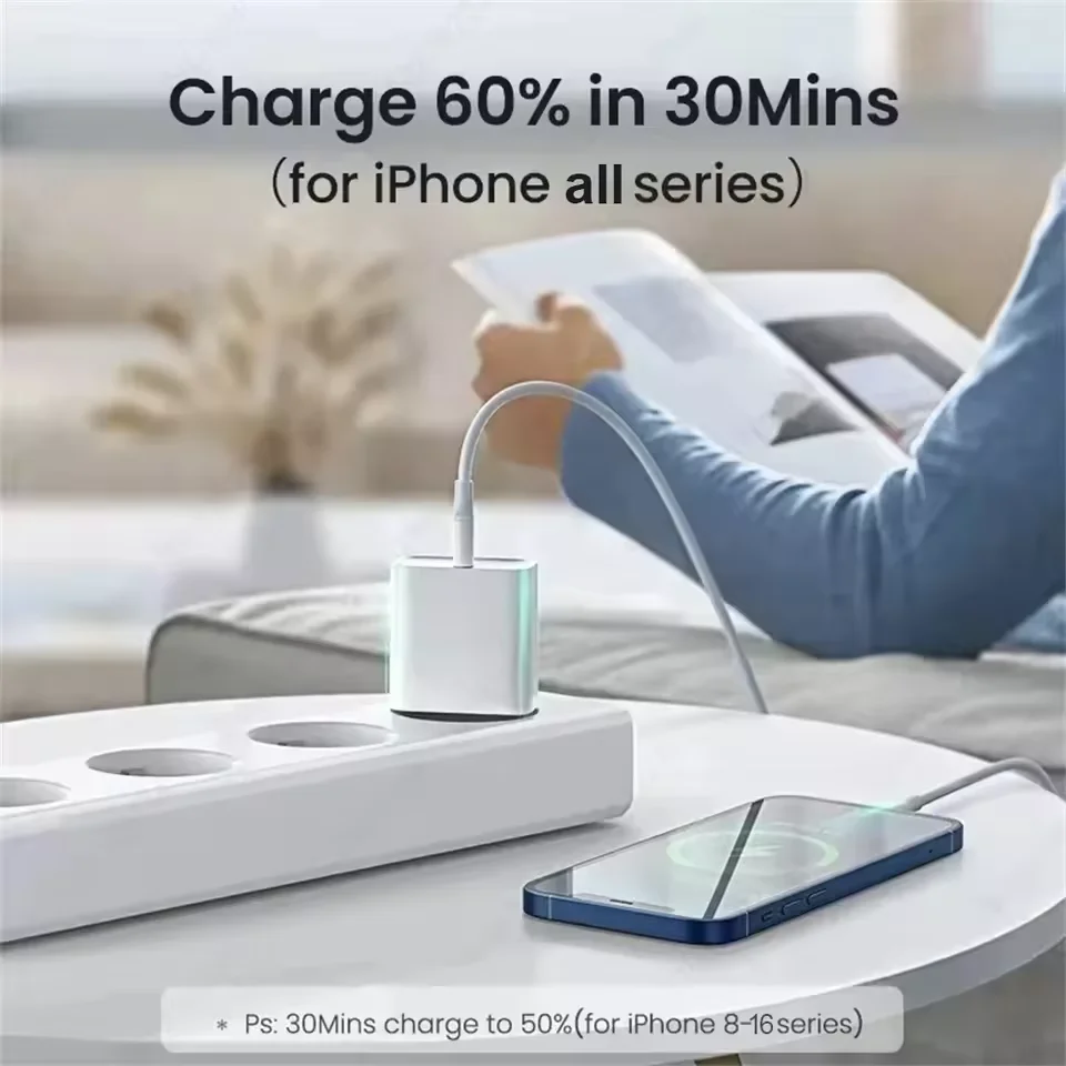 Schnellladegerät 40 W PD mit USB-C Ladekabel für iPhone und – Bild 5