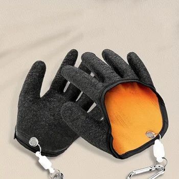 Angeln Fanghandschuhe Magnet Release Anti-Rutsch wasserdichte Angelhandschuhe