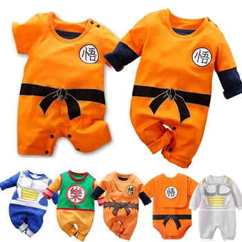 Baby Anime Kleidung Vegeta Strampler Neugeborenen Kuririn Roshi Training Outfit Kleinkind Kinder Halloween