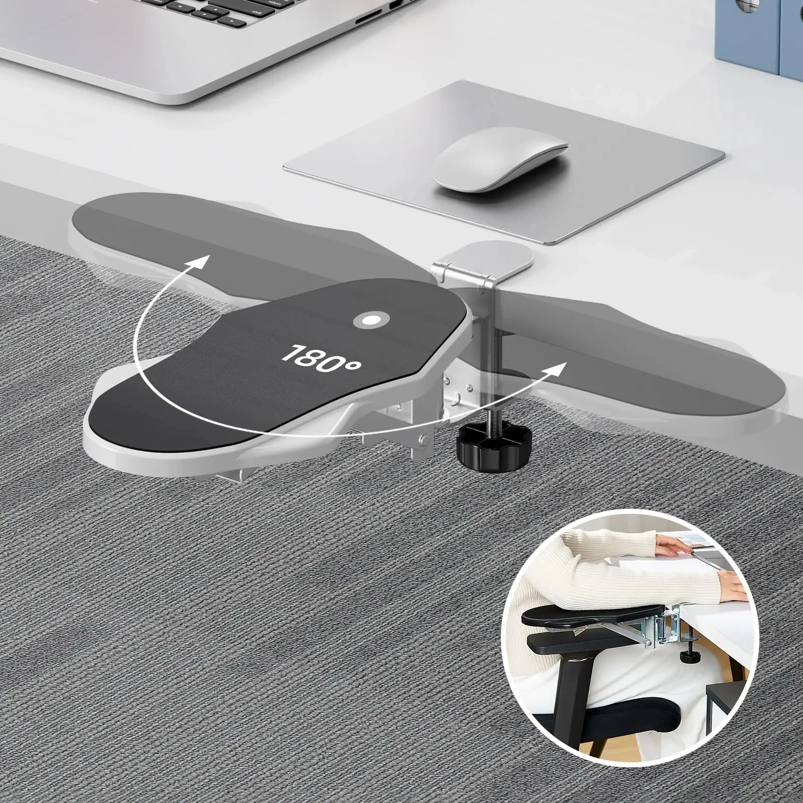 Faltbare Ergonomische Computer Schreibtisch Armlehne Pad – Bild 6