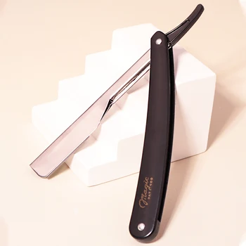 Rasierer mit gerader Klinge, Salon-Klapp-Rasierer für Herren, speziell für Echthaarperücken