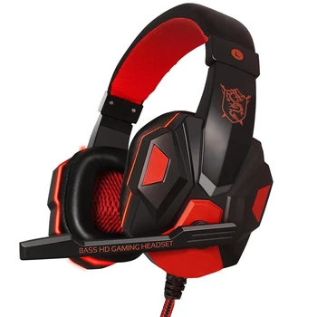 Kabelgebundenes PS4/PS5/Xbox/Smartphone/PC Headset Gaming Headset 120 ° Verstellbares Gamer-Headset