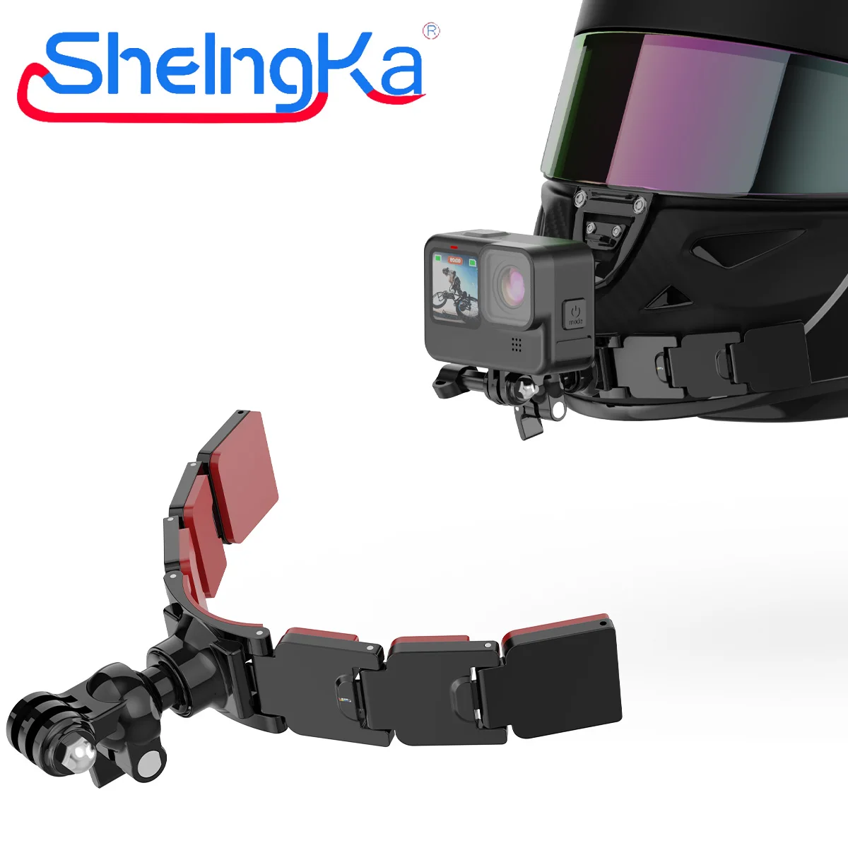 Helm Kinnhalterung Kamerahalterung für GoPro Hero 12 11 10 9