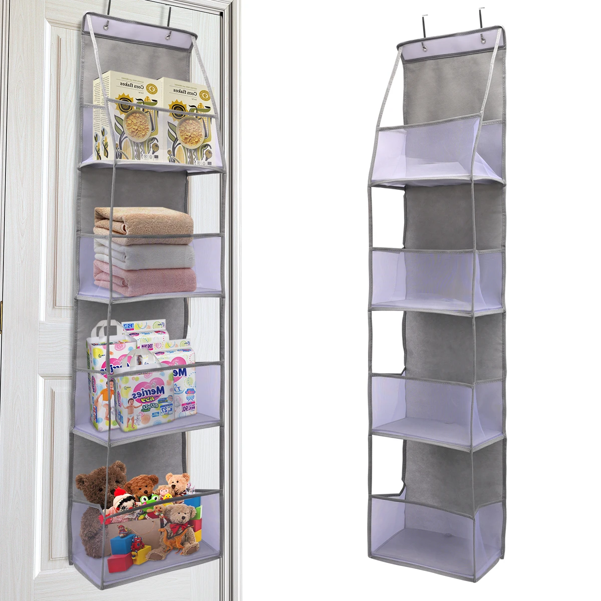 1pc 4/6 Schicht Über Die Tür Hängen Organizer Kosmetik Wand