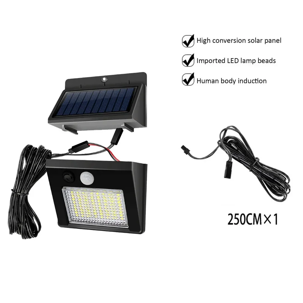 48-LED-Split-Solarleuchte mit PIR-Bewegungsmelder – Bild 3
