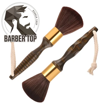 Friseur Haarschnitt Pinsel Holz Neck Duster Haar Schneiden Salon Friseur Reinigung Rasieren Stylist Sweep
