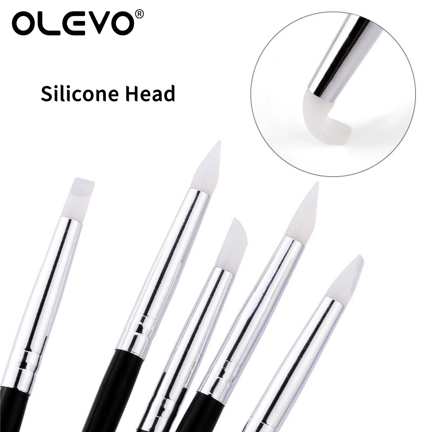5-teiliges Silikonspitzen-Dentalharz-Pinselset – Bild 5