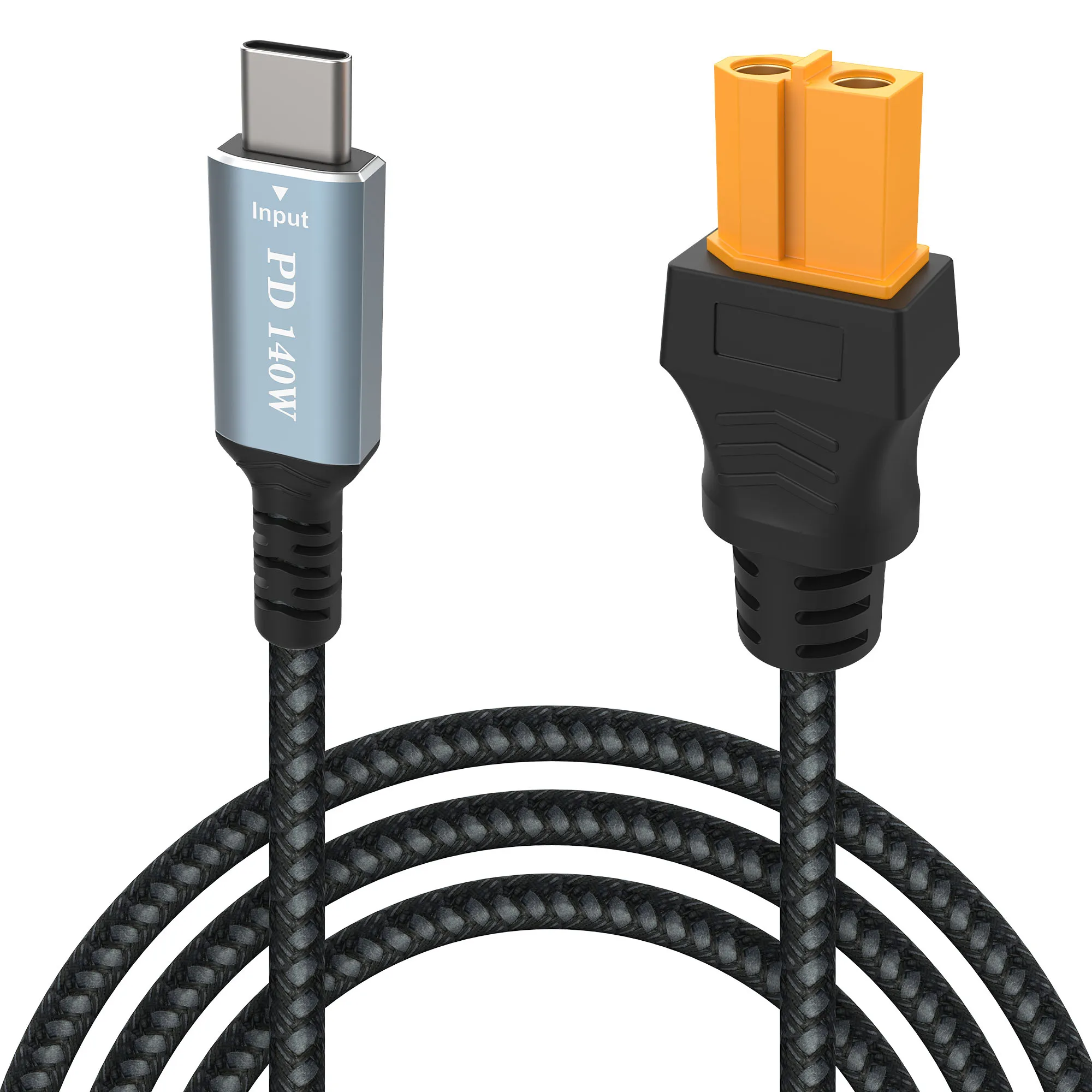 Typ-C-auf-XT60-Adapterkabel, USB-C-auf-XT60-Ladekabel
