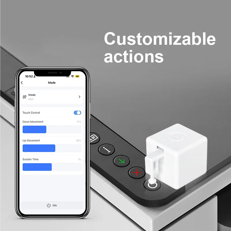 Tuya ZigBee Finger-bot Plus Smart Touch Button Switch Arms – Bild 2