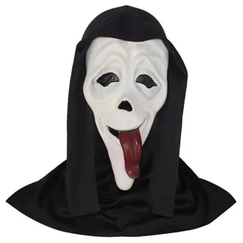 Halloween Cosplay Screaming Horror Requisiten Maske, atmungsaktive Skelettmaske Horror Party Halloween