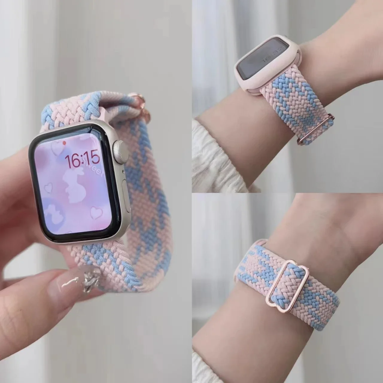Geflochtene Solo Loop für Apple Watch Ultra Band 40 mm 44 mm – Bild 6
