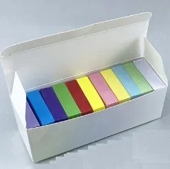 11-teiliges Set fluoreszierender Haftnotizen, Post-its – Bild 5