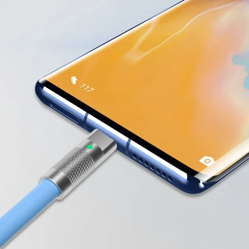 120 W 6a Super Fast Charge PD Typ C Flüssigsilikonkabel – Bild 5