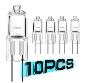 Halogenlampe G4 12 V 5 W 10 W 20 W 35 W 50 W Globe Lot JC Bi-Pin LED Warmweiß Ersetzen (10 Stück)