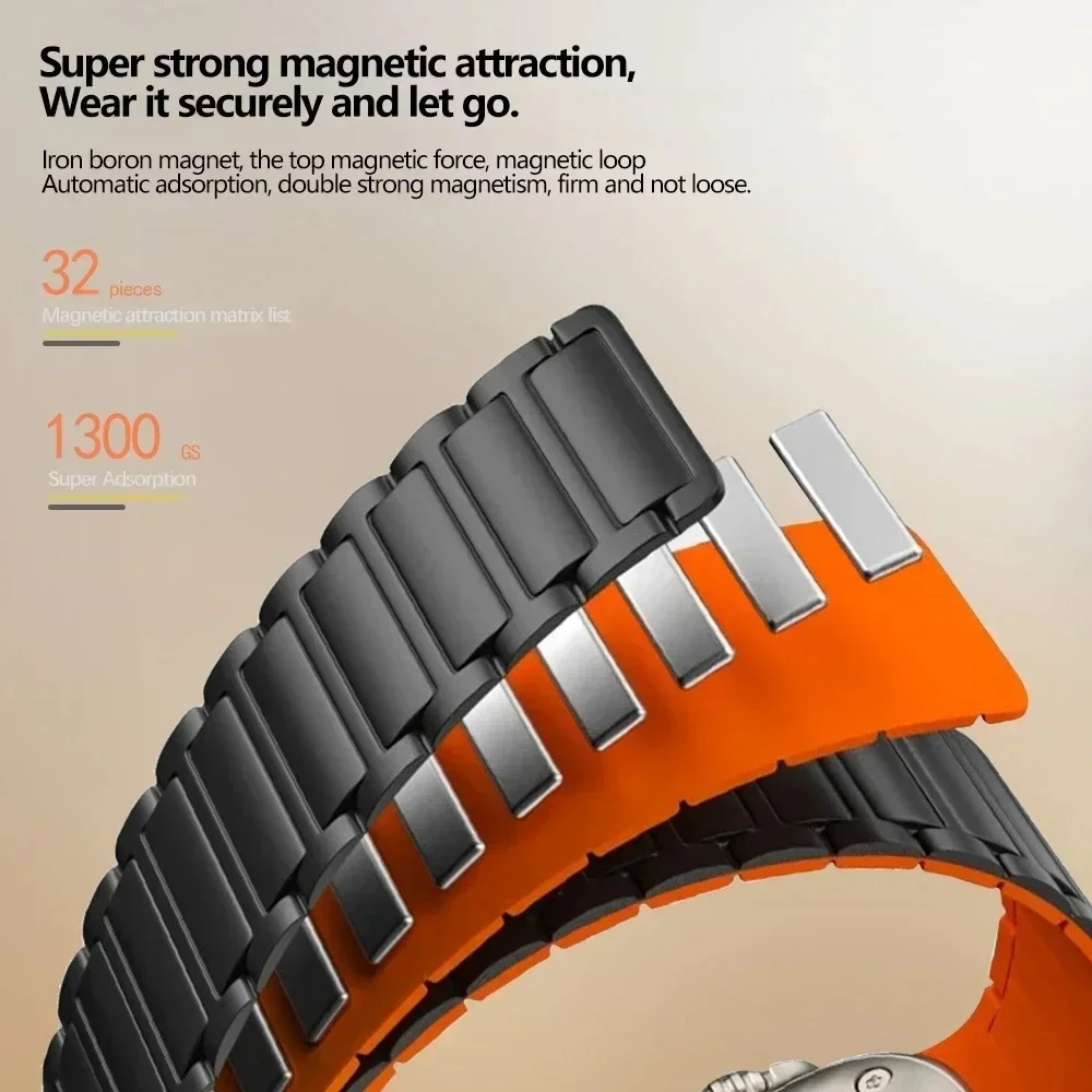 Magnets ch laufe für Apple Uhren armbänder 44mm 40mm 49mm – Bild 5