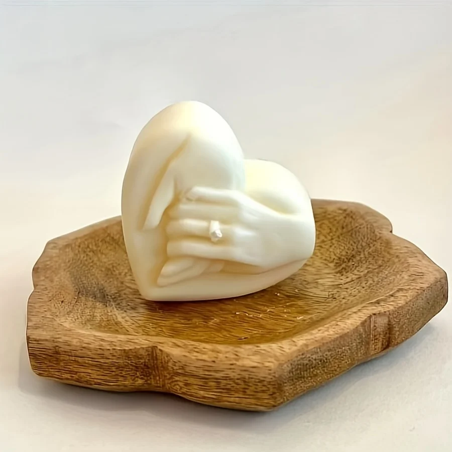 3D-Kerzenformen aus herzförmigem Silikon – perfekt für – Bild 3