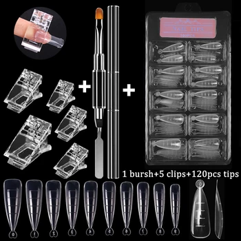 Schachtel Nagel Tipps Vollen Satz Acryl Gefälschte Finger UV Gel Polnisch Schnelle Falsche Nägel (100 Stück)
