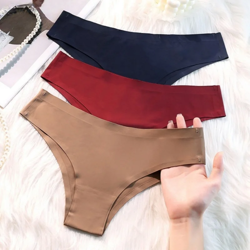 4-teiliges Set Nahtlose Brasilianische Slips Damen Sexy – Bild 4