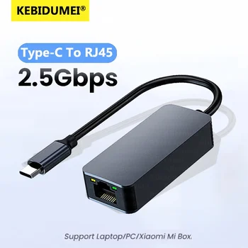 USB-C auf RJ45 Netzwerkadapter 2,5 Gbit/s Ethernet für PC und Laptop