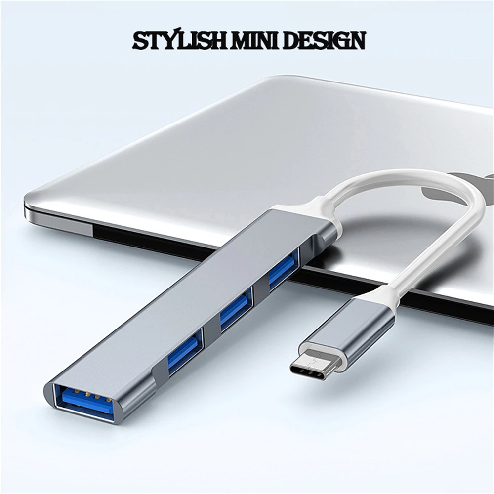 USB 3.0 Hub mit 4 Anschlüssen, 5 Gbit/s, für PC – Bild 3
