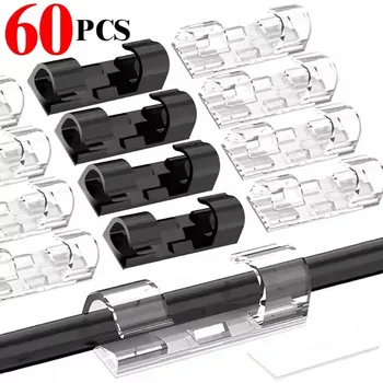 Kabel Clips Organizer Drop Draht Halter Kabel Management Selbst-Kleber Kabel Manager Feste Klemme Draht