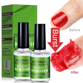 MAFANAILS 15 ml Magic Remover Nagelgel-Nagellackentferner UV-Gel-Nagellack, schnell entfernen
