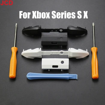 Jcd 2 sets rb lb Stoßstangen knöpfe für xbox Serie x s Controller Trigger knopf Mittel halter mit Schrauben