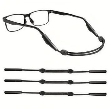 Brillen riemen sport brillen riemen halter für frauen männer, verstellbarer sonnenbrillen riemen (3 Stück)