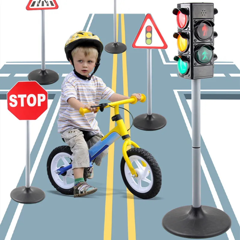 Neue Kinder Simulierte Ampel Große Realistische