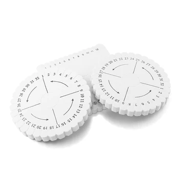 Runde & Platz Armband Stricken Kumihimo Disc Disk Tablett Geflochtenen Seil Knoten Weben Schmuck (2 Stück)