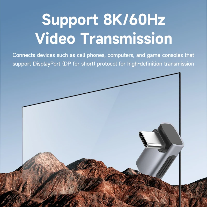 USB4 Winkeladapter USB-C 90 Grad, 240 W, 40 Gbit/s, 8K – Bild 4