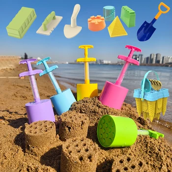 Kinder Wasser Spielen Strand Spielzeug Sandkasten Form Set Schaufel Burg Gebäude Wand Waben Brikett Form