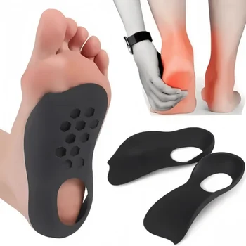 Orthesen-Einlegesohlen für Plattfüße, O-förmige Beine und Plantarfasziitis - Unisex-Schuheinlagen