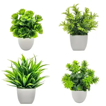 Mini neue gefälschte Topf blumen Bonsai Tisch dekoration künstliche Blume falsche Pflanzen Topf Ornamente