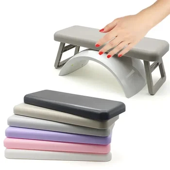 Klapp Nagel Hand Maniküre Rest Arm Stehen Kissen Halter Tisch Schreibtisch Armlehne Schwamm Unterstützung
