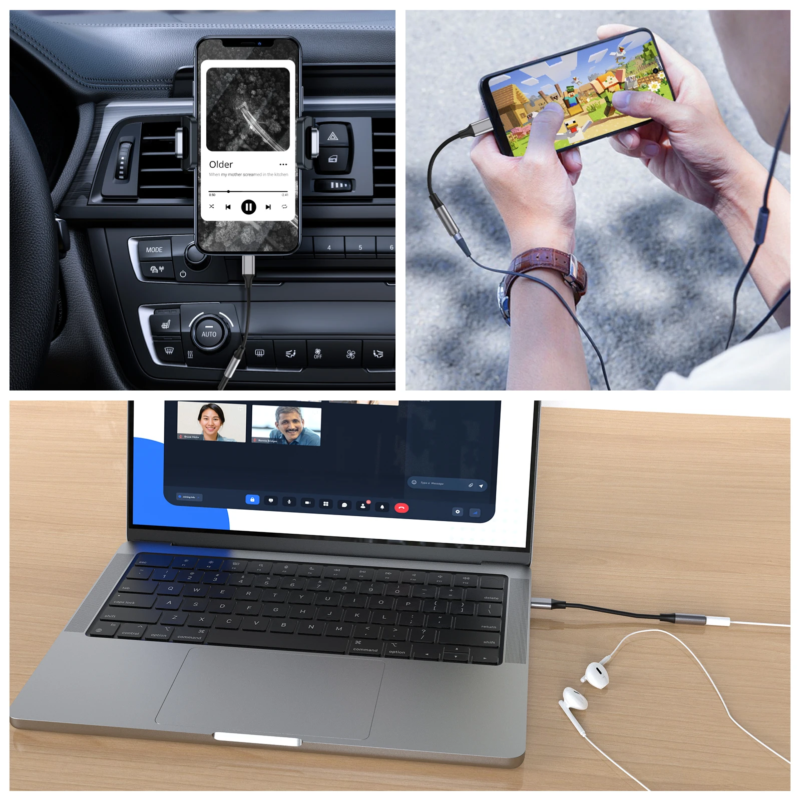 USB-C auf 3,5-mm-Klinke Kopfhörer-Adapter – Bild 6